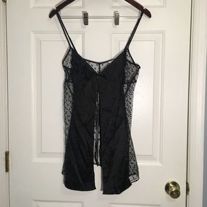NWOT Victoria’s Secret Black Chemise